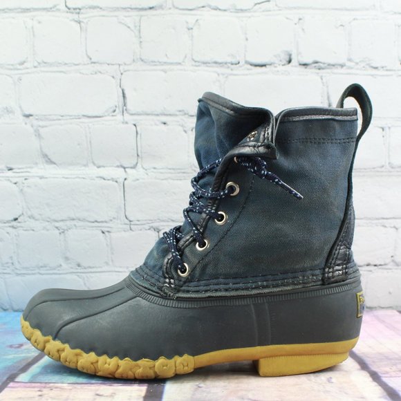 canvas duck boots